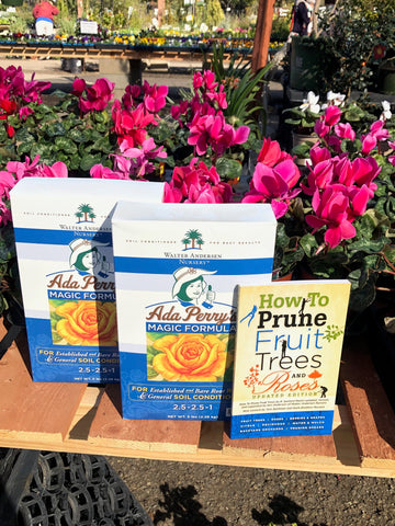 Ada Perry's Magic Formula 2 Five Pound Boxes plus a copy of HOW TO PRUNE FRUIT TREES AND ROSES  FREE PRIORITY MAIL SHIPPING